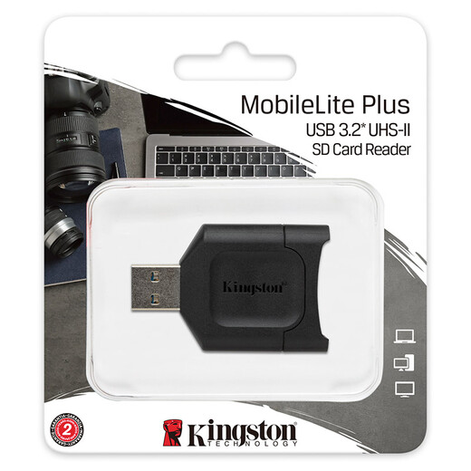 金士顿（Kingston）USB 3.2 UHS-II  SD卡 MLP 多功能读卡器