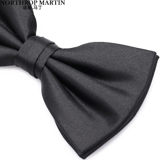 North Martin, высококачественный шелковый галстук-бабочка, мужской бант, жених, жених, узел, свадебное, однотонное, черное, глянцевое, вечернее платье, аксессуары