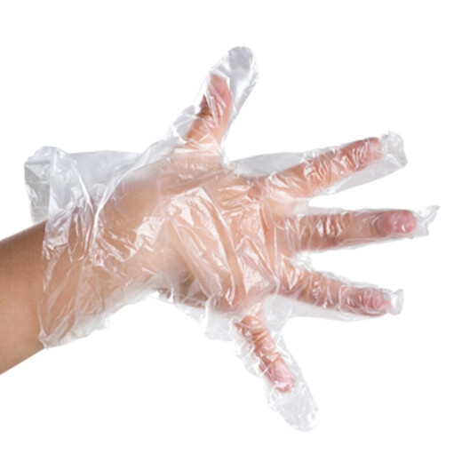 Fangcaodi Disposable Gloves for Protection and Isolation Catering Food Grade Kindergarten Painting Plasticine Children's Use 50 Pcs*1 Pack