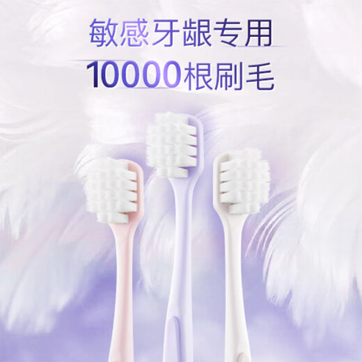 Shuke Xiao Zhan's same style 10,000-bristle gum-protecting toothbrush for adults, 2 pack, ultra-fine soft bristles, new and old, random for home use, for pregnant women