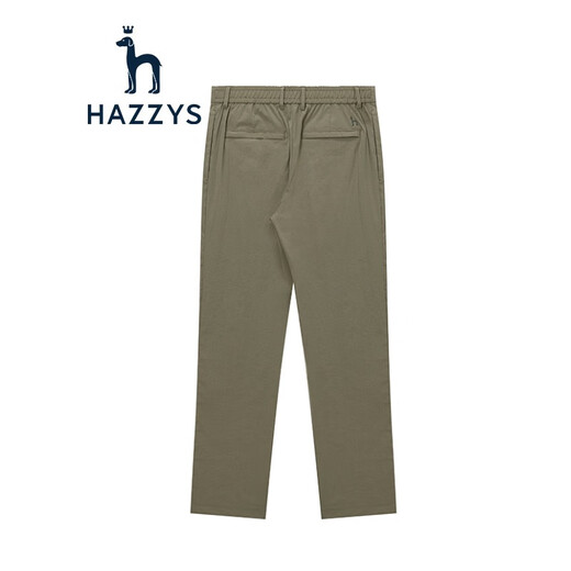 Hazzys Men's Clothing Spring and Autumn Pants para hombres Pantalones casuales Pantalones de negocios Light Men Atdzp03ax85 Dark Beige Di 34 175/82a 34