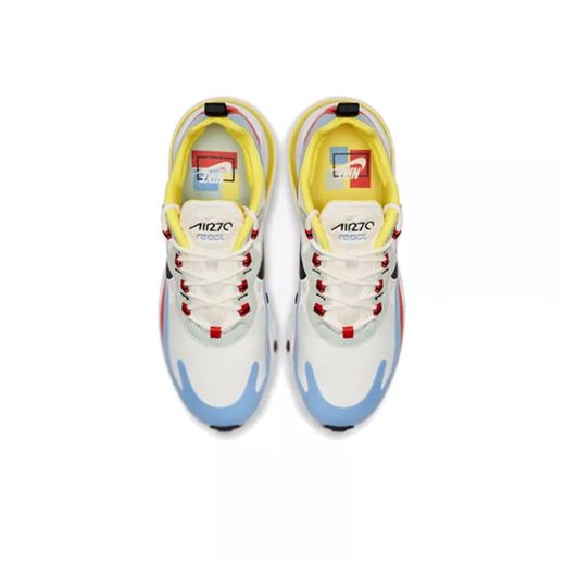 Nike (Nike) Summer Nouvelles chaussures pour femmes Air Max270 React Air Cushion Chaussures confortables Chaussures sportives à l'occurement décontracté.