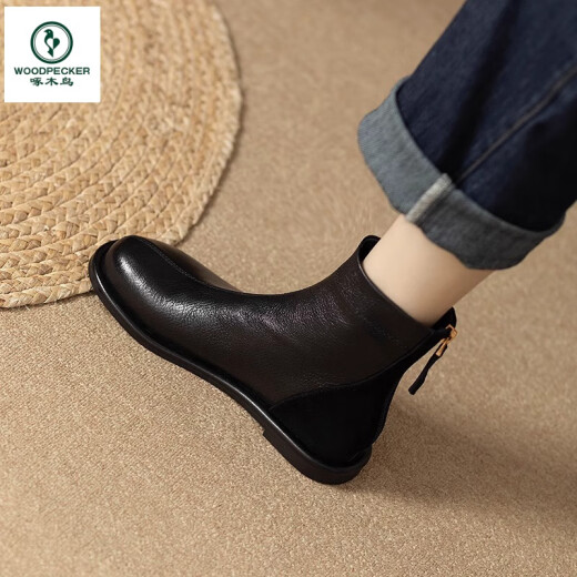 Peíaca gigante de carpintería cómoda de cuero retro de cuero retro marrón
