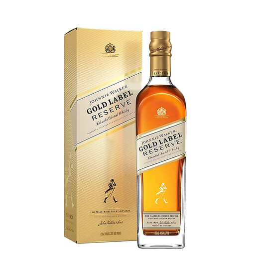 尊尼获加（JOHNNIE WALKER）苏格兰调和威士忌洋酒黑方黑牌12年高地斯佩塞艾雷岛 原瓶进口 尊尼获加经典金牌750ml