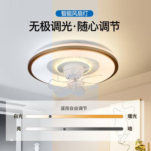 V-Power Van Lights Smart Bedroom Plafond Lights Light LED LED LED Salle Dining Room Modern Simple Plafond Lights Fan Lights Hui] 9904-J Phnom Penh-96W Wuji-360 Shake Head