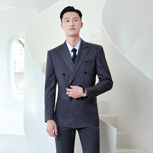 Lido yichen High-End-Anzug professioneller Anzug Firma Arbeitspeakel Temperament Angestellte Arbeitskleidung Business formeller Anzug 695 graue Frauenanzug S s s