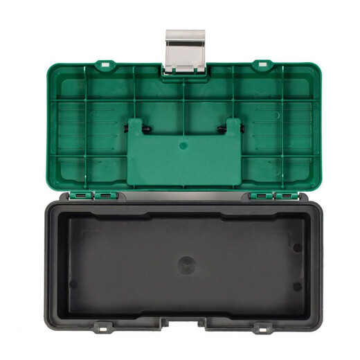 SATA Toolbox Plastic Multifunctional Portable Repair Metal Toolbox Home Storage Multi-Specifications 05315A-12-inch Plastic Toolbox (No Tray)