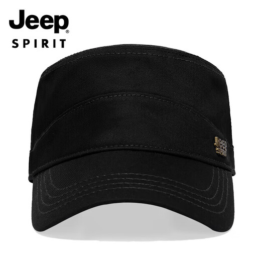 吉普（JEEP）帽子男加长帽檐平顶帽四季款鸭舌帽中老年休闲百搭棒球帽A0370