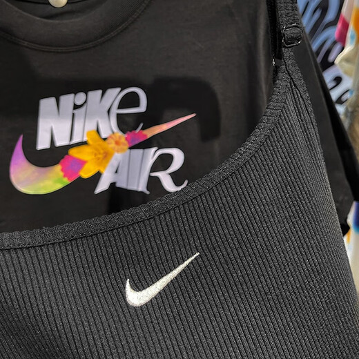 Nike (NIKE) suspender skirt women's skirt summer sports dress breathable pure and slim skirt DM6231-010 DM6231-010 Black L