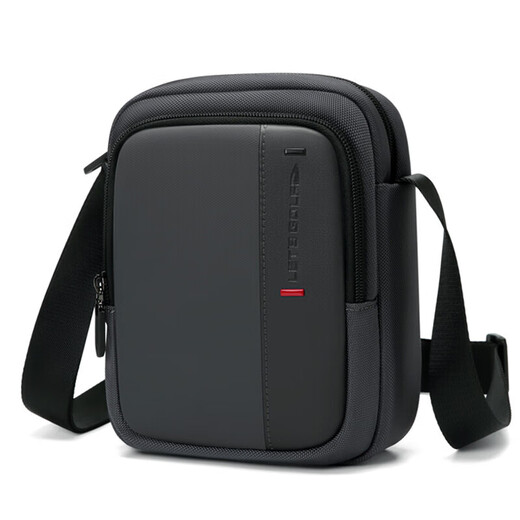 Golf GOLF shoulder bag men's casual crossbody bag men's large-capacity lightweight mobile phone bag versatile small backpack men and women water-repellent trendy hanging bag sports bag 5I796334J elegant gray