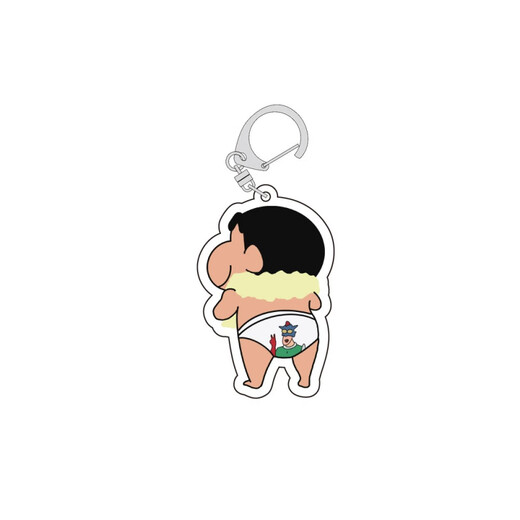 NOYA CRAYON SHIN-CHAN CARTON ACRYLIC DOUBLE COURT DOUBLE COURTE COURTE COURCE SALLE PETIT PENDANT PENDANT DÉCORATION DES CADE
