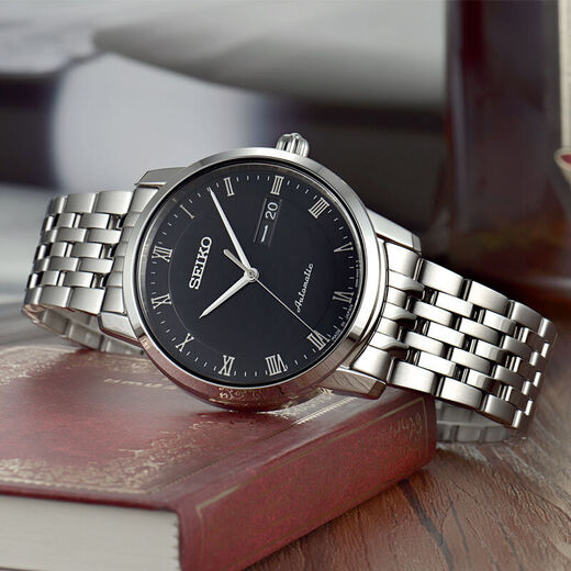 精工（SEIKO）手表领航系列进口商务休闲防水钢带自动机械男表SRP693J1七夕礼物 1七夕礼物
