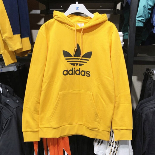 
Adidas Clover Sweatshirt Men's Spring New Running and Fitness Sports Clothing Windproof Hooded Long Sleeve Pullover GD9923/Inner Lonely/Large XS