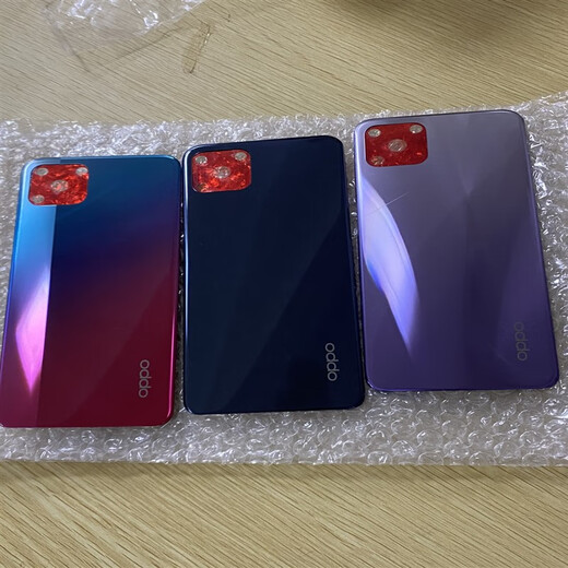Suitable for OPPOA72 original back cover oppoa72 battery back cover a72 mobile phone middle frame back shell mobile phone replacement cover a72 middle frame (light purple) with side buttons