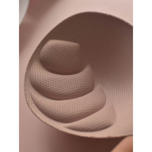 Tsing Yi Ma Xiang Sports Bra One-piece One-piece Bra Pad Gathered Thickened Insert Bra Wrap Chest Replacement Sponge Pad Thin Skin Color Hand Shape Medium Thick