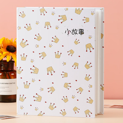 6-inch 200-piece family photo album, large-capacity photo plastic interstitial children's growth record album, baby diy storage album, couple travel record, good times - 6-inch, 200-piece