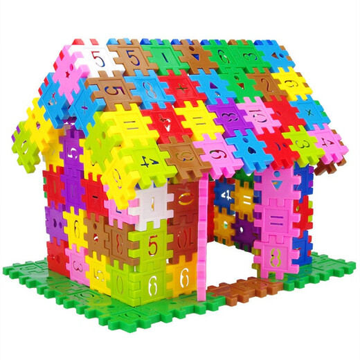 
Ai Fuer Children's plastic digital squares are assembled building blocks for boys 3-6 years old, assembled girls toys for 4 years old, classic color 408 tablets [storage box + assembly picture album]