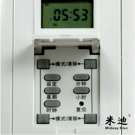 Customized 86-Typ-Zeitsteuerungsschalter Vollautomatischer Wand intelligenter Zeitcontroller Micro-Advertising Light Timer MIDI 724 (Null-Feuerlinie) (2200 W)