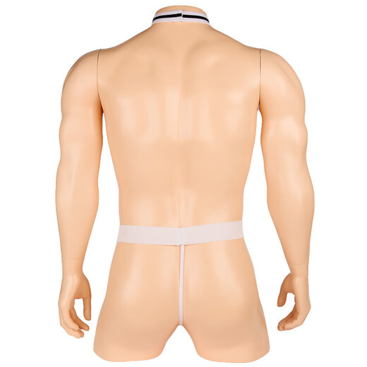 Ye Zimei sexy underwear men's wide elastic tie suspender one-piece underwear sexy thong 5825 black one size