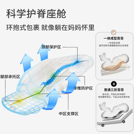 Baby Hao V16-C Champagne Gold Plus Stroller 0-6 Years Old Foldable, Sitable and Lying Lightweight Baby Walking Artifact Hot Products