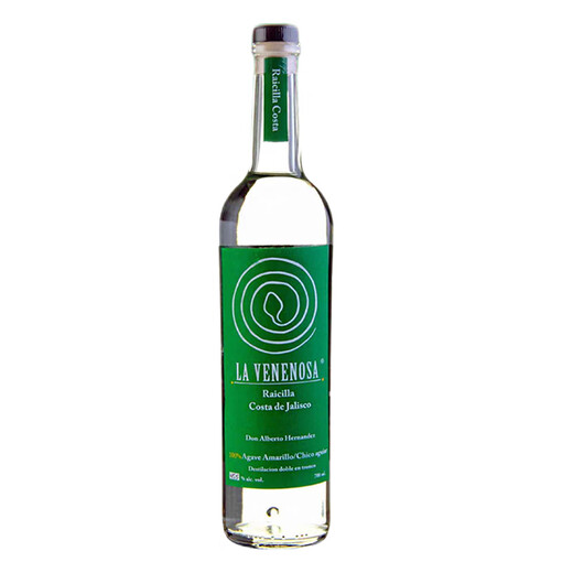 麟蛇（La venenosa）龙舌兰酒墨西哥原瓶进口莱希拉龙舌兰酒洋酒 麟蛇绿标龙舌兰 200mL 1瓶