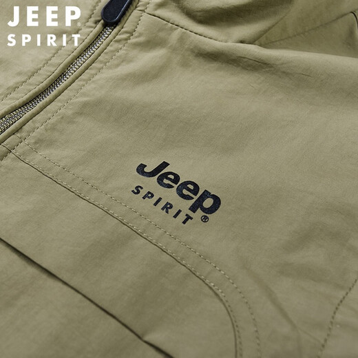 吉普（JEEP）马甲男秋冬季户外休闲双面穿多口袋工装坎肩宽松立领男士钓鱼马夹 薄款 9898灰色（春秋） 2XL（建议145-160斤）