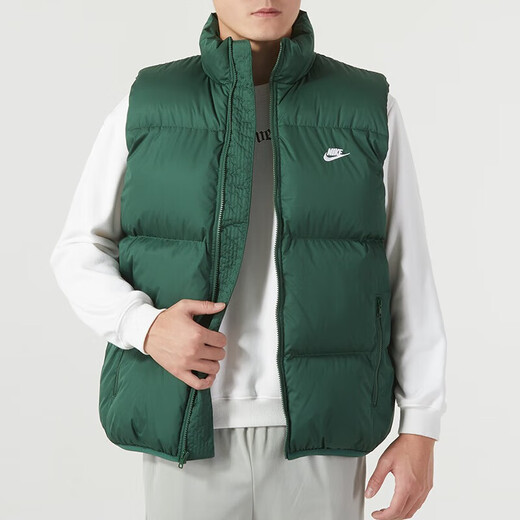 耐克（NIKE）男装冬季新款运动背心户外跑步健身训练保暖棉马甲马夹夹克外套 FB7374-323 M