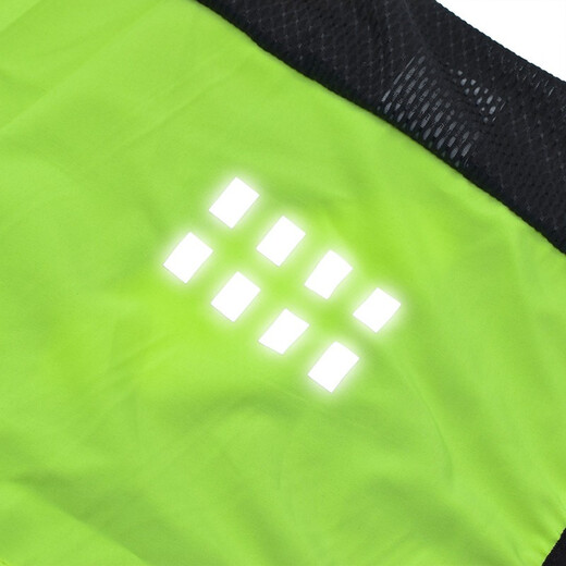 WOSAWE road cycling vest with fully hollow back, breathable mountain bike top, running and mountaineering night riding vest, green (hollow design on the back) XL WOSAWE road cycling vest with fully hollow back, breathable mountain bike top, running and mountaineering night riding vest, green (hollow design on the back) XL