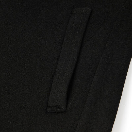 Sieben Marke Wollmantel Herren mitten in 2025 Frühling Neues dickes Geschäft Casual Lighrohr Wollmantel Männer Militärgrün [mit Wolle, großer Revers] XL 180/96A