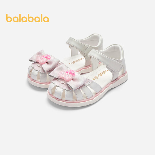 Balabala children's shoes children's sandals girls' shoes summer princess shoes new beach shoes non-slip sweet and exquisite fantasy pink 60301 size 33