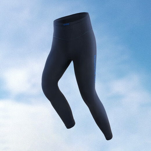 UTO compression pants for men and women running pants marathon professional sports fitness pants mobile phone waist bag pants black-men's L