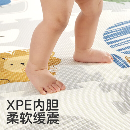 可优比（KUB）宝宝爬行垫拼接加厚拼图婴儿爬爬垫客厅儿童地垫6片