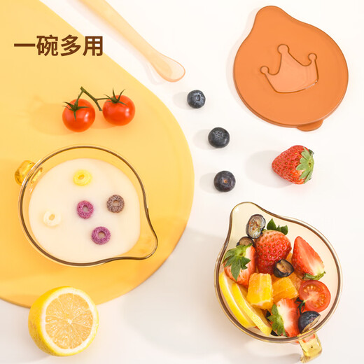 COOKSS baby food supplement bowl newborn grinding bowl water feeding baby rice flour rice paste tableware bowl spoon set with lid
