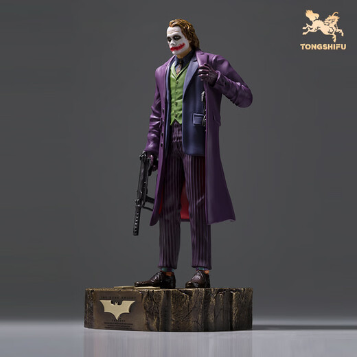 Maestro de cobre Auténtica Auténtica <Joker> Heath Ledger Edition Dos figuras de edición limitada adornos de cobre de escritorio