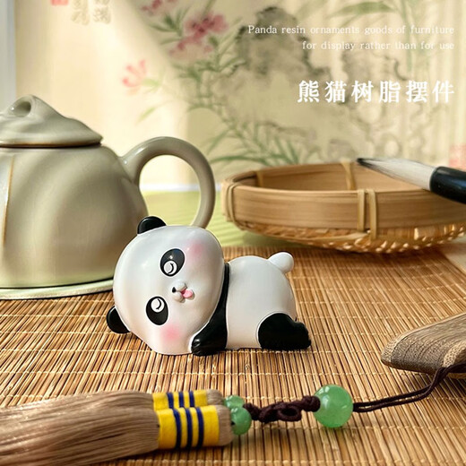 Bezaubernde Katzen-Desktop-Ornamente für Büro Mädchen Geburtstag Geschenke für Mädchen High-End-Gefühle für Freundin praktische kulturelle und kreative Geschenke für Panda Rolling Ornamente Set von vier + exquisiten Geschenkboxen