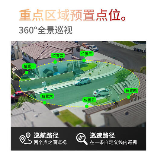 dahua Dahua camera 360-degree no dead angle with night vision surveillance camera Optical zoom 4K ultra-clear face detection ball machine Night vision 150-meter camera outdoor waterproof DH-SD6223-D2-i [2 million 23x zoom]