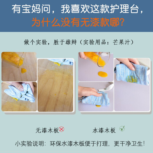Tianjiao Beibei Europäische Holzbabywindel Tisch Multifunktionales kleines Bett BB Bade- und Schminktisch Baby Berührender Tisch weiße dunkle Farbe Klassische dunkle Mahagoni-Trennwand Nicht-Solid-Holz + Baumwollpolster