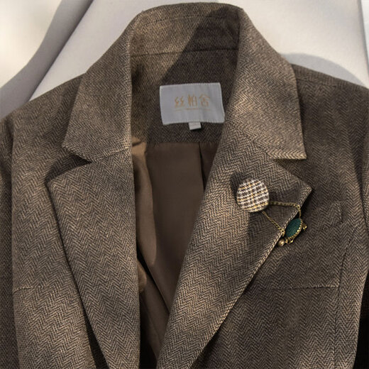 Sibaishe Commuting Suit 2025 Autumn New Women's Long Sleeve One Button Korean Style Slim Suit Jacket