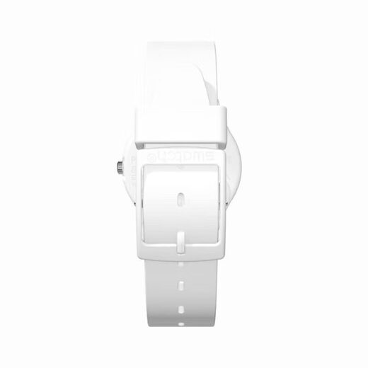 Swatch Swiss Watch Pure White Light 2.0 New Year's Gift Men's and Women's Fashion Watch Examination Form SO28W107-S14