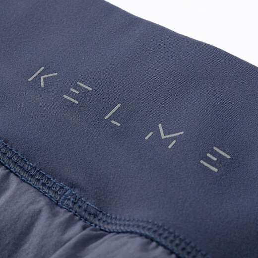 KELME/卡尔美 运动短裤女春季新款速干瑜伽裤防走光健身跑步训练裤 灰蓝色 XL【170/76A】