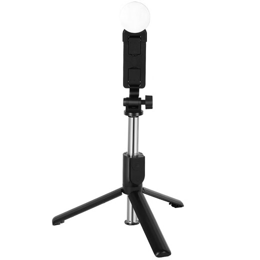 Huizhou Tripod Selfie Stick/Fill Light Selfie Stick Bluetooth Wireless Version Anti-Shake-Verlängerung der 360-Grad-Rotation Video Vlog Outdoor Shooting Stand Travel Selfie Tool [G5 Regular Model] Tripod + Bluetooth Fernbedienung Steuerung