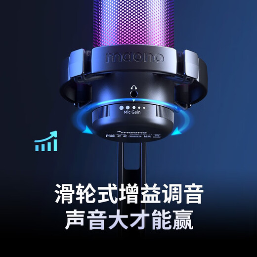 Maono Computer Microphone Game Noise Reduction Microphone Live Recording Wired Radio Microphone USB Mobile Computer Desktop Laptop Online Class K Song Maono DM20 DM20S White (Newly Upgraded Independent Noise Reduction)