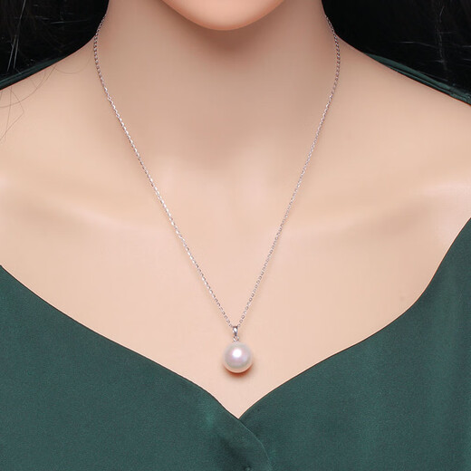Shixi 13-14mm Gold Edison Pearl Pendant White Necklace Single Pendant for Mom Rose Gold 13-14mm Golden Holder
