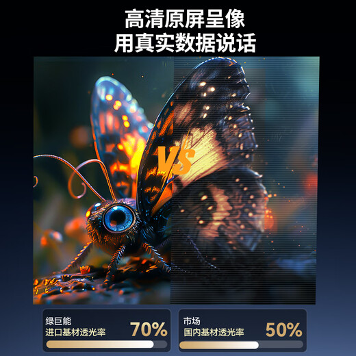 绿巨能（llano）笔记本电脑防窥膜屏幕防窥片通用进口材质台式显示器防窥屏隐私挡板保护膜13.3英寸(16:10)