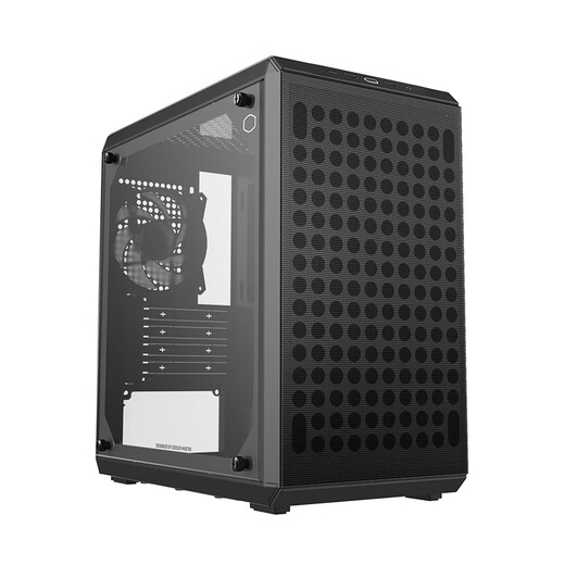 酷冷至尊(CoolerMaster)Q300L V2 黑 MATX电脑台式小机箱 支持240散热水冷/钢玻侧板/USB 3.2 Type-C
