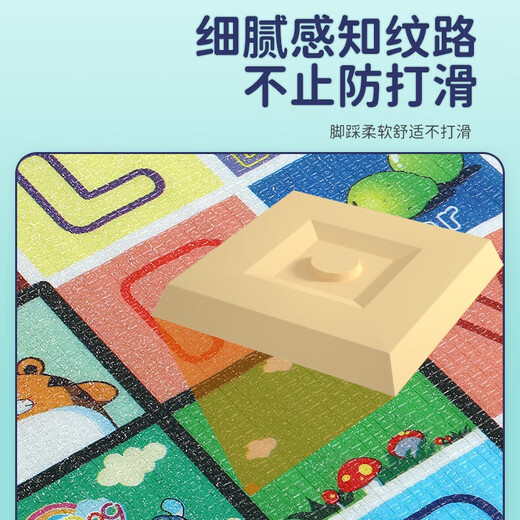 JD express bébé épaissis de tapis rampant tapis d'escalade pliable à cartouche de cerf d'étanchéité fraîche et à hauteur