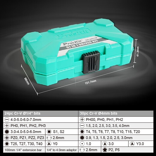 Baogong ProAPossKitsD9857M Ratchet Multifuncional Instalación de imágenes de cuaderno de ajuste pequeño de destornillador (avance y reversa