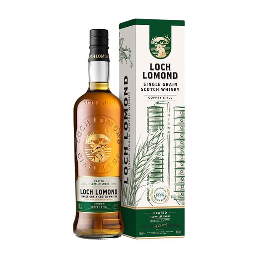罗曼湖行货 12年 Loch Lomond苏格兰单一麦芽威士忌46度洋酒700ml 罗曼湖单一谷物泥煤味 700mL 1瓶