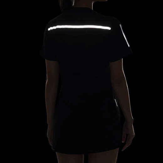 Adidas Ropa para mujeres de manga corta 2025 Summer Nuevo entrenamiento Fitness Running Sportswear cómodo transpirable Camiseta media manga de cuello JF1477 Negro S