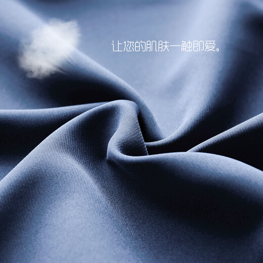 Han Shidun Spring y Autumn Pare Pajamas Pajamas Hombres y mujeres Summer de manga larga delgada Ropa para el hogar de alta gama 8802-9902 Haze Blue Men (tamaño XL)
